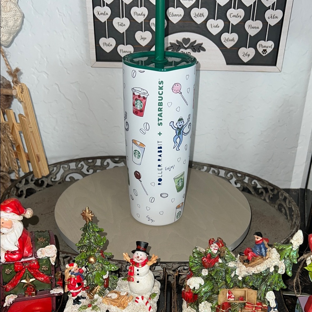 ❣️Starbucks x Roller Rabbit Stainless Steel Tumbler